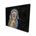 Begin Home Decor 16 x 20 in. Abstract Labradoodle-Print on Canvas 2080-1620-AN188